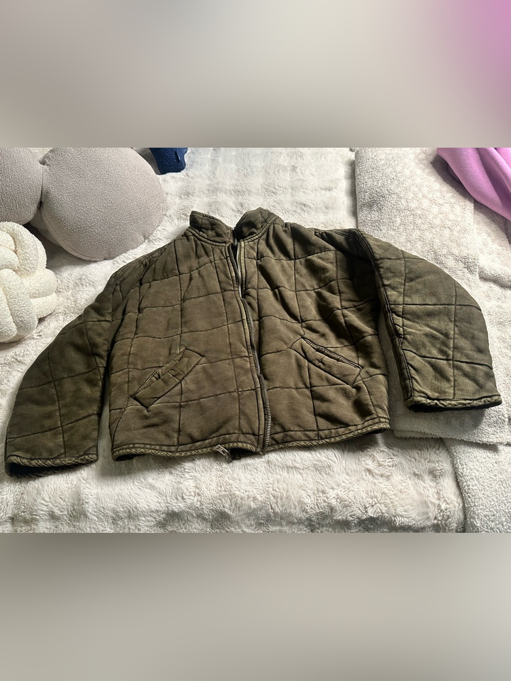 Free People Quilted Dolman Jacket XS - Picture 6 of 10